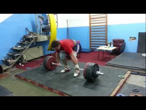 Igor Lukanin 210kg Power Clean + 5x Jerks Barbell Complex - All Things Gym