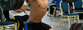 Lu Xiaojun Snatch High Pulls 2011 Paris World Championships Training Hall Rob Macklem