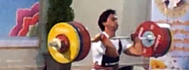 Rasoul Taghian 201kg Clean Jerk at 77kg