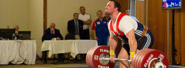 Jirka Orsag 241kg pull Clean Jerk 2012 U23 European