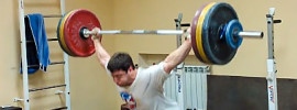 Vladislav Lukanin 150kg Snatch Pull Power Snatch