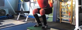 110kg Barbell Weighted Box Jumps