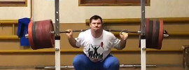 Aleksey Lovchev 325kg x3 Squat