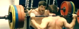 Khadzhimurat Akkaev 200kg BTN Jerk Still Training 2014
