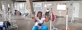 Nisida Palomeque Valoyes Clean Split Box Jumps