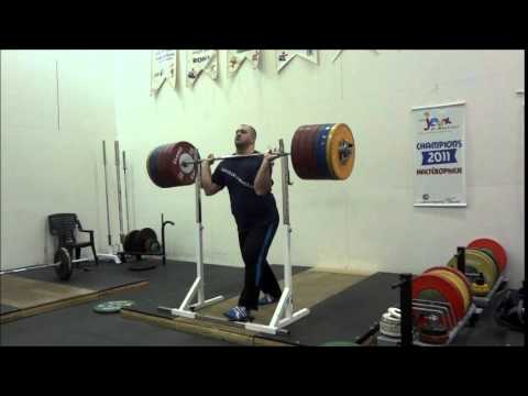George Kobaladze 285kg Front Squat - All Things Gym