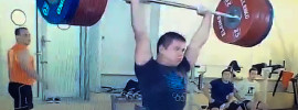 rustem sybay 215kg clean jerk