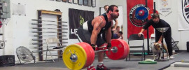 vasiliy polovnikov 300kg x3 clean pulls