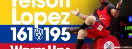 Yeison Lopez Full Warm Ups 161kg Snatch + 195kg Clean & Jerk 2017 Junior World Championships