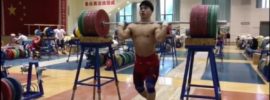 tian tao 280kg front squat