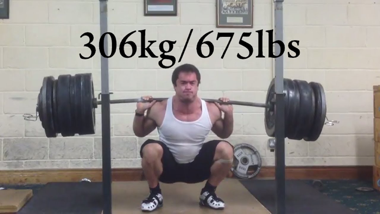 As he mentioned in his ATG squat video, he has done as much as 310kg paused...